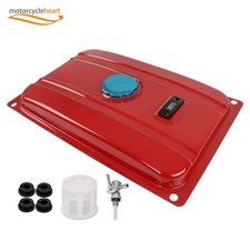 3.9 Gallon Universal Secondary Fuel Gas Tank Generator Gauge Cap Petcock Filter