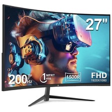 Z-EDGE 27" Curved Gaming Monitor --1080P 280Hz 1ms, FreeSync, HDMI DP Ports