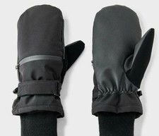 NEW Goodfellow Co Black Zip Pocket Mittens Men Size M/L