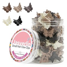 Matte Butterfly Hair Clips for Girls, 90s Cute Mini Claw Clips for Kids, Smal...