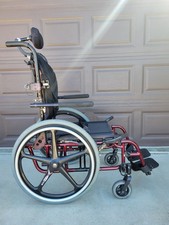 Quickie 2 - 16"x19" Or 17"  Folding Wheelchair 16" x 19" Or 17"  Used