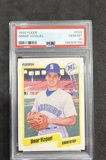 1990 Fleer - Omar Vizquel #528 PSA 10
