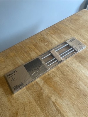 1 NEU IKEA JULMYS Minimalistischer Weihnachtsbaum Modern Ornament Hänger Grau Silber