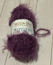 One full skein Moda Dea Dream yarn Plum 3503