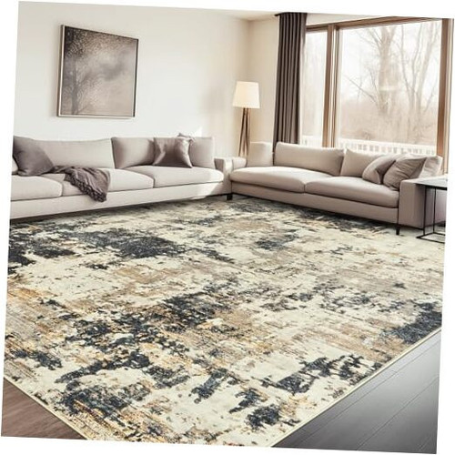 Area Rugs 8x10, Washable Rugs for Living Room, Abstract Soft Large Area Rug,