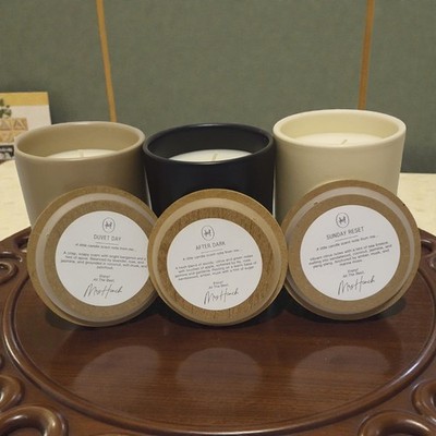 Luxus Keramik Duftkerze Bettdecke Day After Dark Sunday Reset 320g