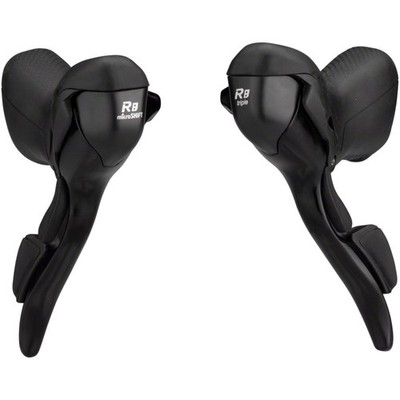 microSHIFT R8 Drop Bar Shift Lever Set 3 x 8-Speed, Shimano Compatible SB-R483