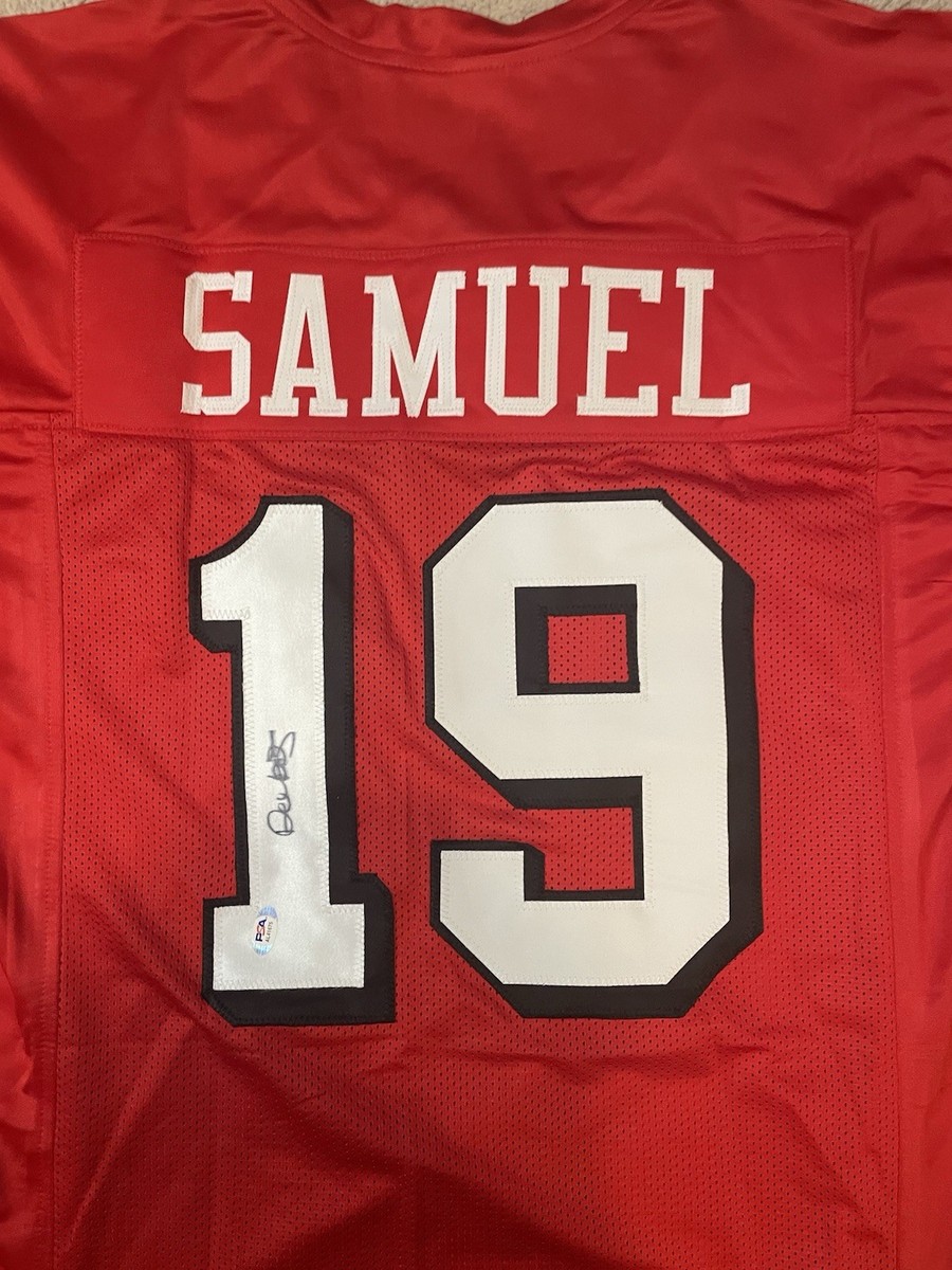 DEEBO SAMUEL SIGNED AUTOGRAPHED CUSTOM JERSEY SAN FRANCISCO 49ERS