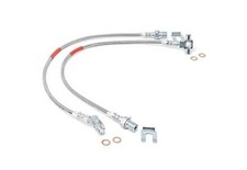 Front Stainless Brake Lines for 71-87 GMC C15/K15  4-6" - 89340S