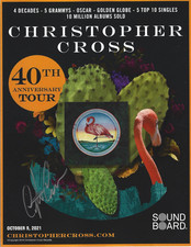 Christopher Cross SIGNED 8.5x11 40th Anniversary Concert Photo #2 COA Autograph