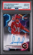 2023 Bowman's Best Alfredo Duno #B23AD Best Of 2023 Autograph PSA 10