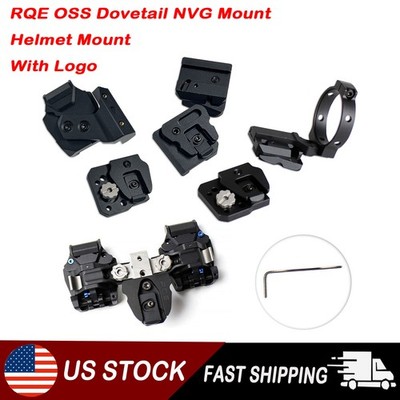 For PVS-14 NVG Mount RQE Dual Bridges with KVC OSS OBVERSE SHOE K-clip Dovetail