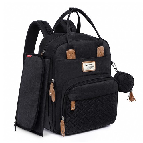 Diaper Bag Backpack, Multifunction Travel Pack Maternity Baby Changing Bags, ...