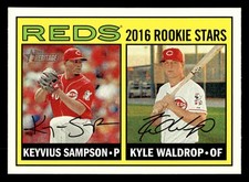 2016 Rookie Stars Keyvius Sampson Kyle Waldrop Topps Heritage #164