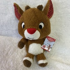 Rudolph the Red-Nosed Reindeer Cuteezeplush 16  NWT Crinkle Ears Baby Christmas