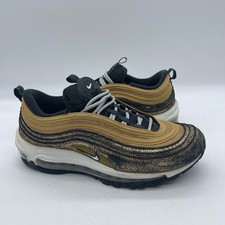 Nike Air Max 97 DO5881-700 Women's Size 8.5 Shoes Golden Gals Black Gold Sneaker