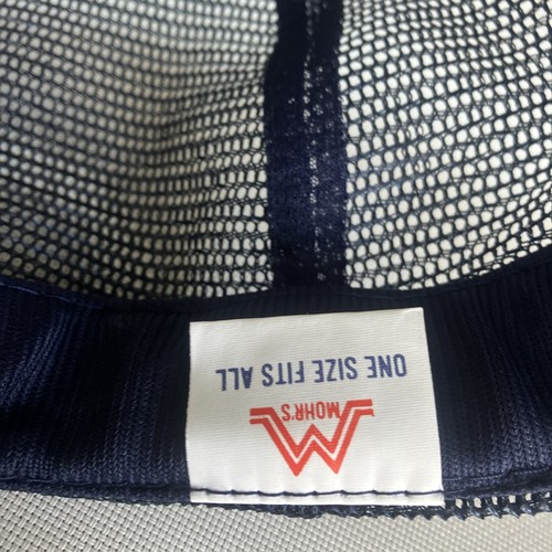 VINTAGE Morehead State University Go Eagles! Navy blue Trucker Hat SnapBack - Picture 7 of 9