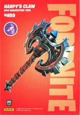 Panini TCG H59 (059) Harpy's Claw Epic Harvesting Tool Fornite Series 3