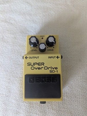 Boss SD-1 Super Overdrive Guitar Effects Pedal - PRE OWNED