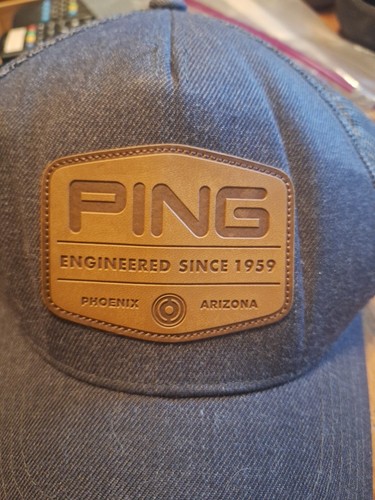 PING Gray Hat Snap Back Hat, Breathable - Picture 2 of 5