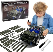 Metal Model Car Kits - 283 Pcs Erector Sets for Boys Age 8-12, Building Toys,...