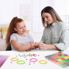 600pcs Polymer Clay Beads Friendship Bracelet Making kit Cute Fun Charms Bead...