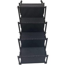 BLACK - AVITEC PORTABLE 4 STEP PET STAIRS