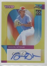 2022 Leaf Vivid Yellow 13/50 Gavin Stone #BA-GS1 Auto 2o7