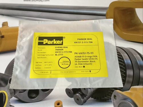 O-RING SEAL PARKER  VA151 2-111-T06  10.77mm 2.62mm 8L-2777 (BAG 3Ea)
