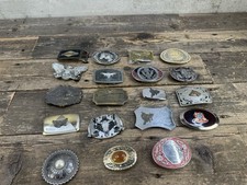 Belt Buckle Lot Some Vintage Lot Of 19