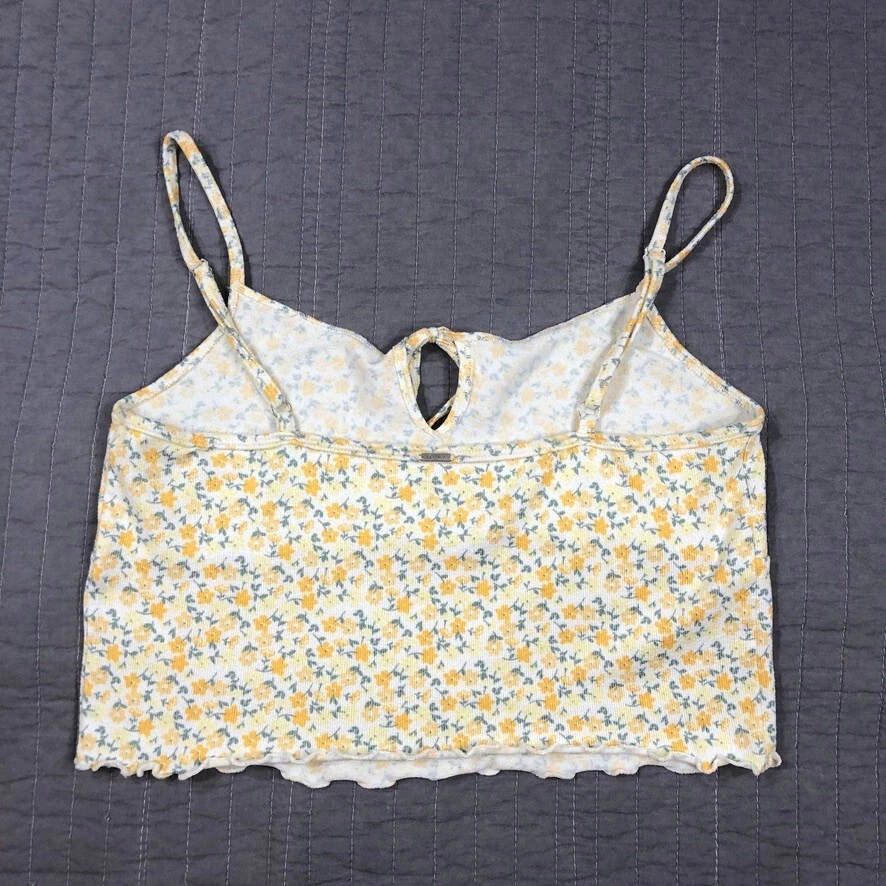 Gilly Hicks Pijama Top Mujer Mediano Amarillo Floral Camisola Prendas para dormir Camisa Pijamas Foto 2 de 4