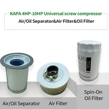 Air/Oil Filter Oil Separator Maintenance Kit for KAPA 4-10HP Screw Air Compresso