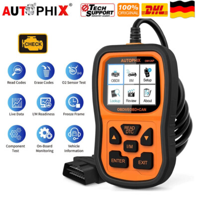 AUTOPHIX OM126P Vehicle Code Reader Auto OBD2 Scanner Diagnostic Check Engine