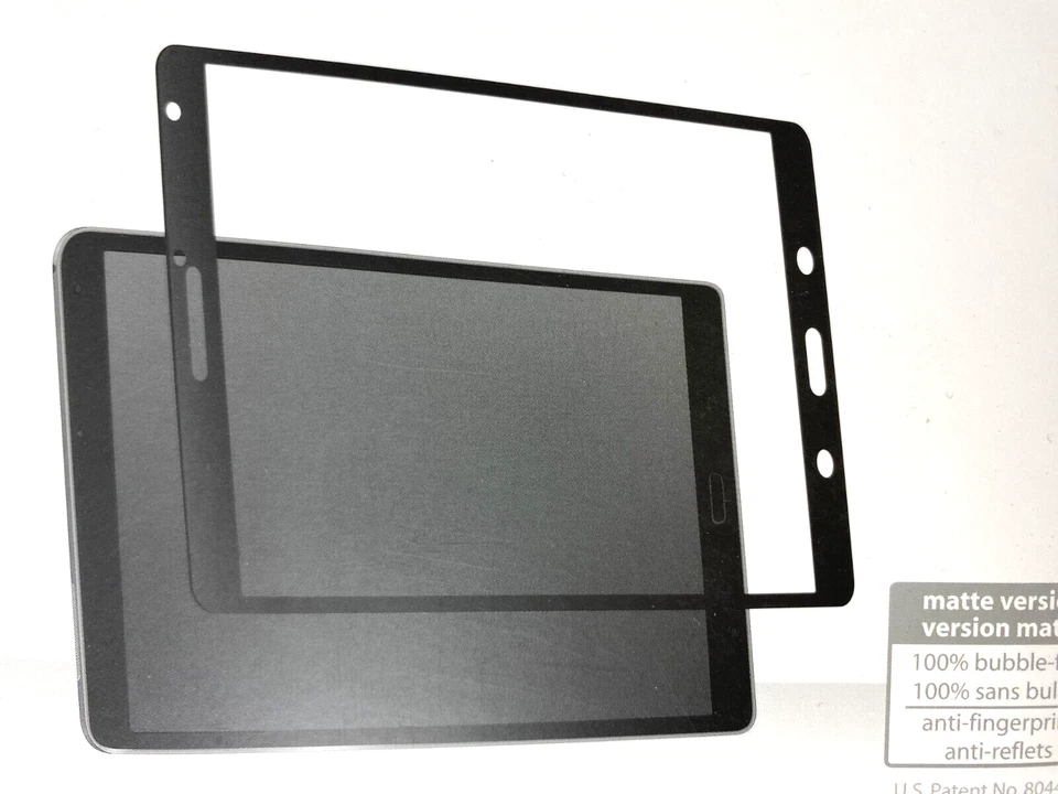 Moshi iVisor AG BLACK Screen Protector Samsung Galaxy Tab S 8.4" BrandNew Sealed - Image 2 of 4
