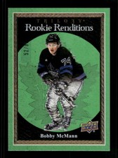 2023-24 Upper Deck Trilogy #RR-25 Bobby McMann Rookie Renditions Green #/99