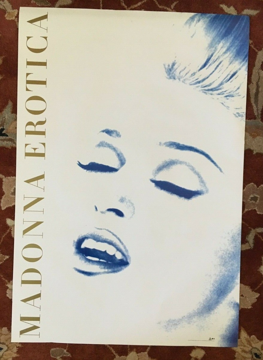 MADONNA Erotica rare original promotional poster from 1992 | eBay