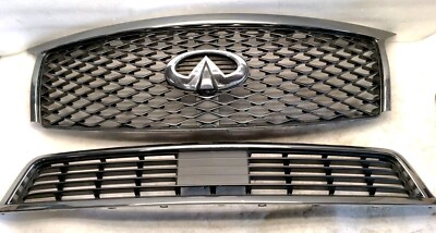 2014-2017 Infiniti QX80 Limited Radiator Grille & Lower Grille