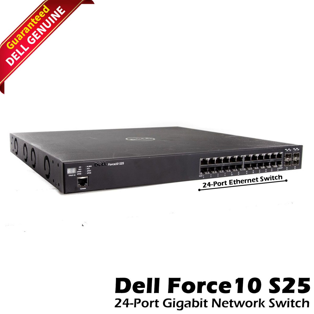 Dell Force 10 S25-01-GE-24P-DC-2 24-Port Ethernet Gigabit network 