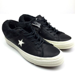 converse one star faux fur