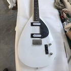 6 String Teardrop Electric Guitar Solid Body Maple Neck Chrome Hardware