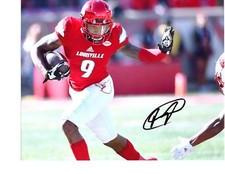 Jaylen Smith Louisville Cardinals signed autographed 8x10 football photo g