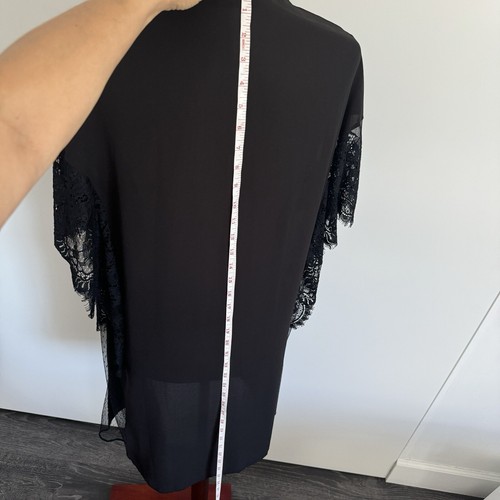 OYSHO black kimono / robe European brand size S Fits S/M - Picture 8 of 11