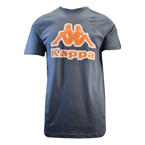 Men's Kappa Blue/Orange Large Logo T-Shirt (XX-Large) | eBay