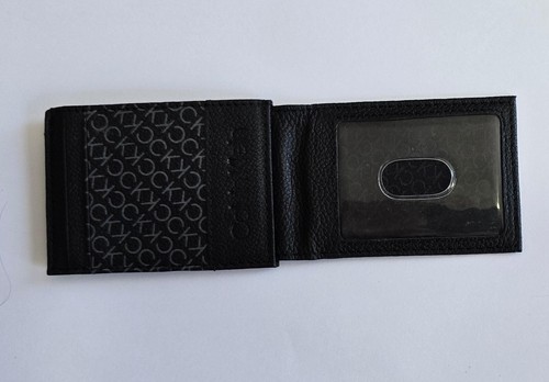 Calvin Klein Men's Black Leather bi-Fold Wallet RFID Protection New 31KA16004 - Picture 3 of 5
