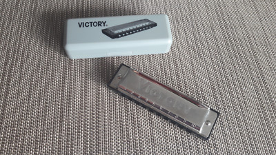 Mundharmonika Victory Original Etui (sehr selten benutzt)