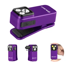 Olight Oclip Pro Purple Clip On Flashlight Floodlight Spotlight & Red Light