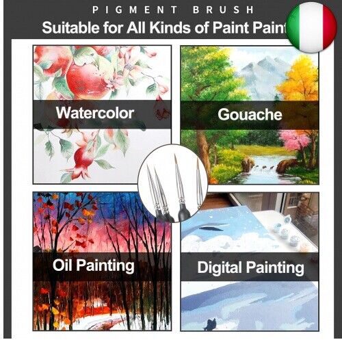 Pennelli Modellismo,Pennelli per Pittura,Pennelli per Piccoli,Pennelli per - Foto 7 di 7