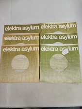 45 RPM 7" RECORD SLEEVES CO. SLEEVE 6 PACK SEE PHOTOS - Elektra Asylum SLV78 