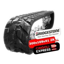 BRIDGESTONE Cingoli cingolo in gomma 300x109x41 ZK per escavatore pala pale mini