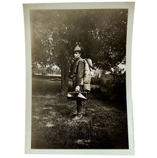 1940s WW2 Real Photograph Unknown Army Military Soldier Antique Photo F10A